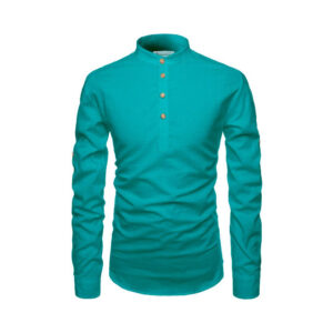 Men Solid Pure Cotton Straight Kurta For Men